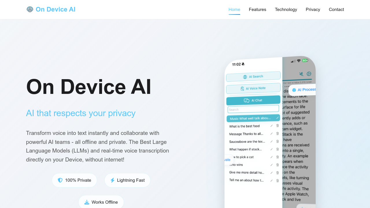 OnDevice AI: Private Knowledge Libraries screenshot