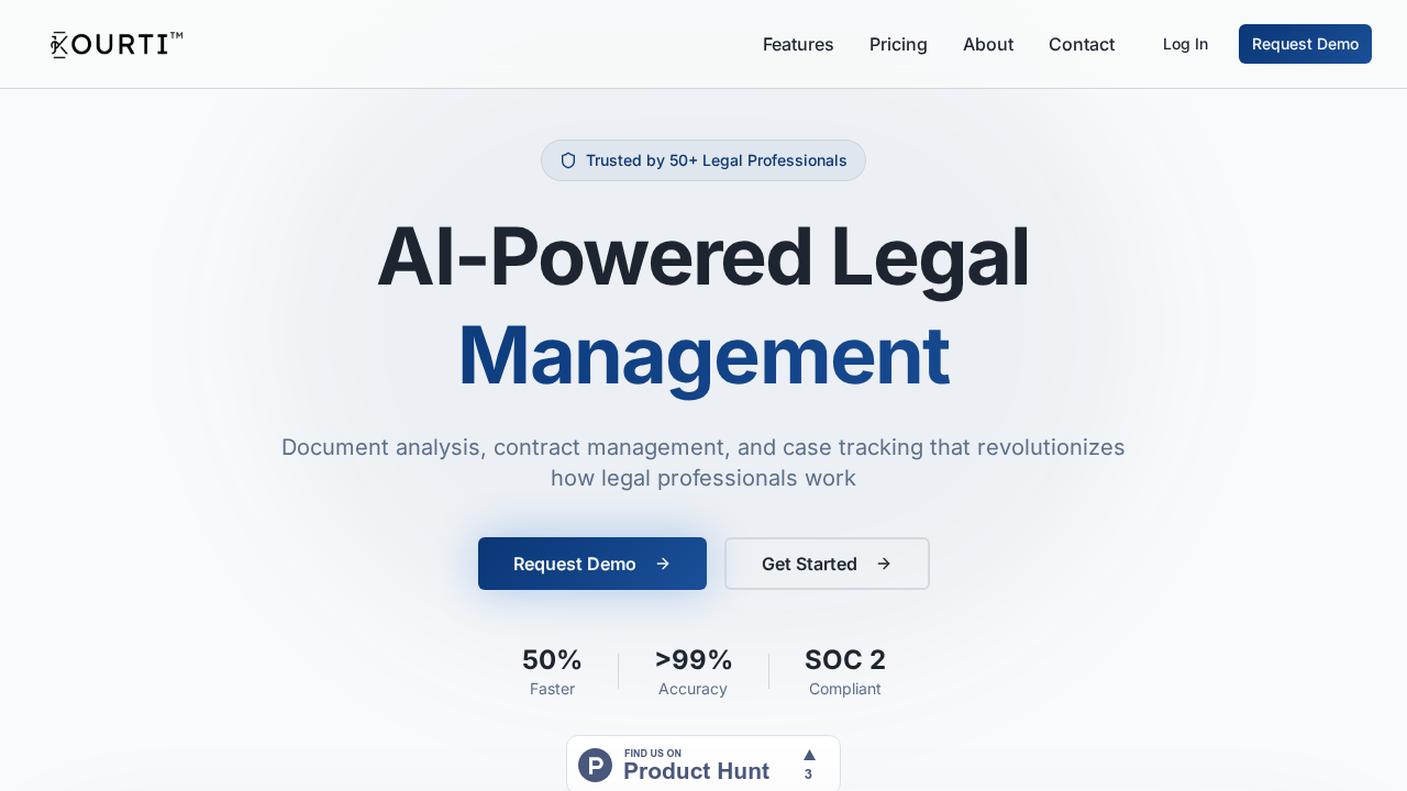 Kourti Legal screenshot