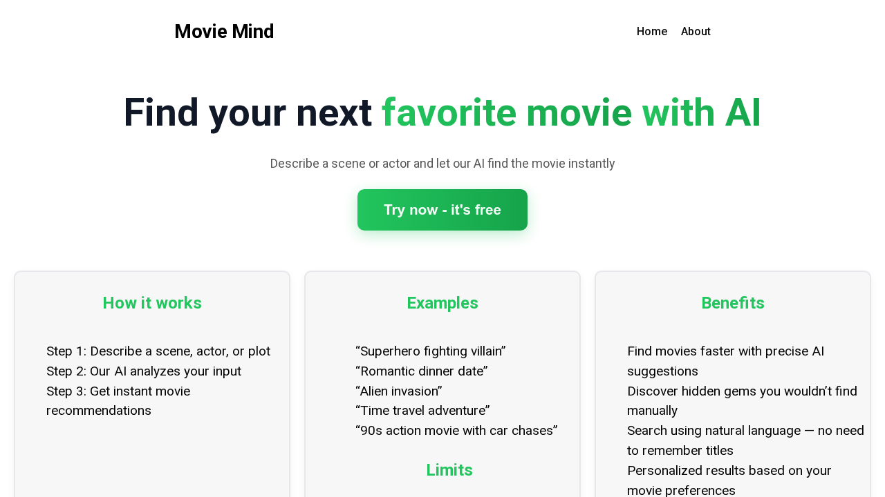 MovieMind screenshot