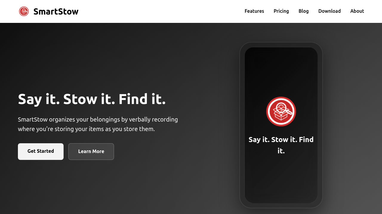 SmartStow screenshot
