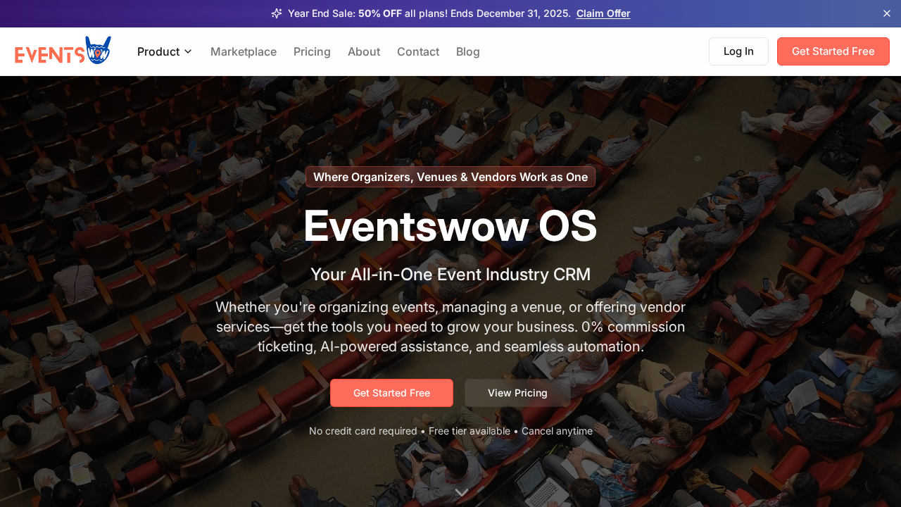 Eventswow screenshot