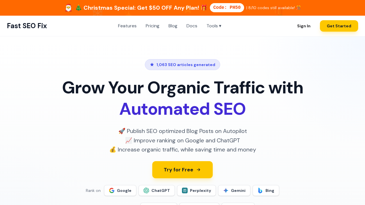 Fast SEO Fix screenshot