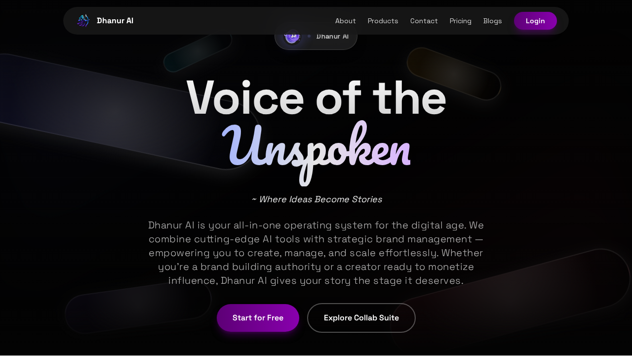 Dhanur AI screenshot