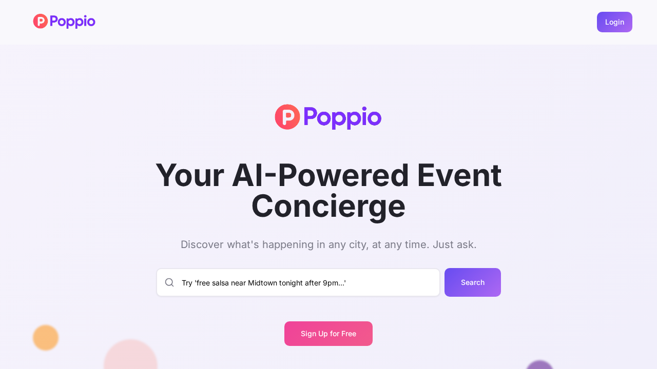 Poppio screenshot