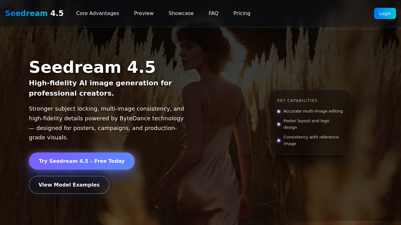 Seedream 4.5 screenshot