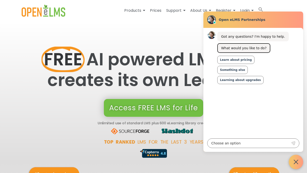 Open eLMS screenshot