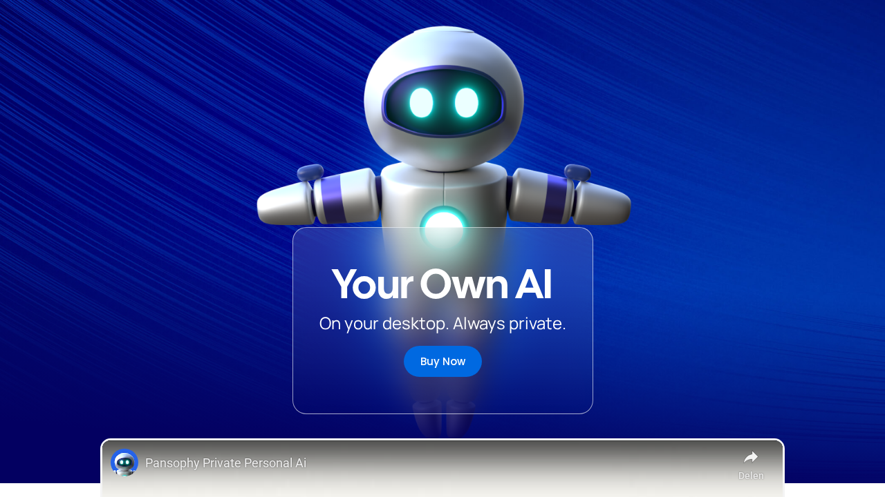 Pansophy - Private Personal AI screenshot
