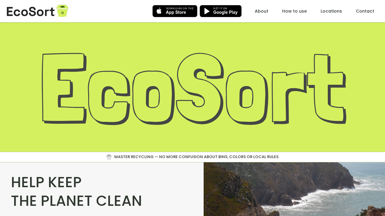 EcoSort screenshot