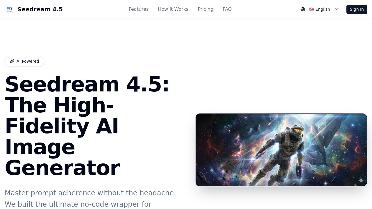 Seedream 4.5 screenshot