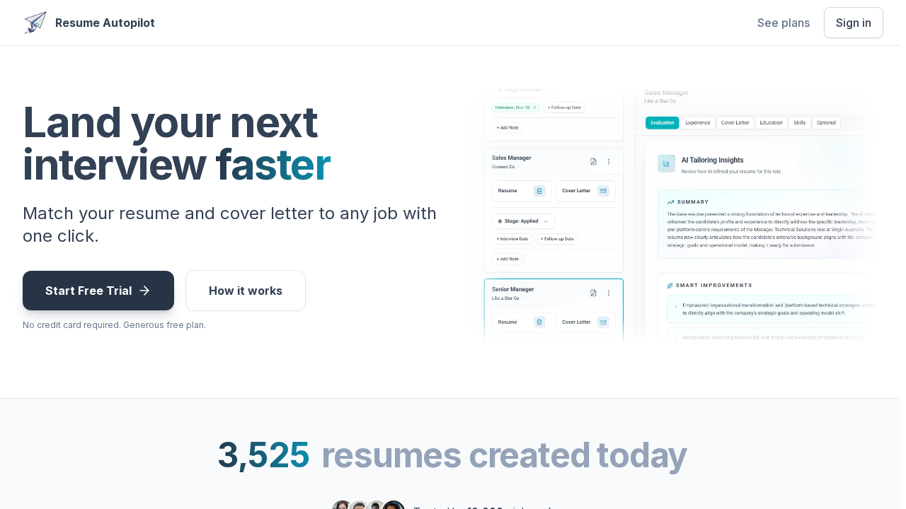 Resume Autopilot screenshot