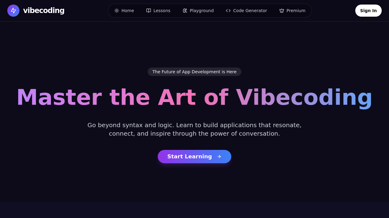 Vibecoding Studio screenshot