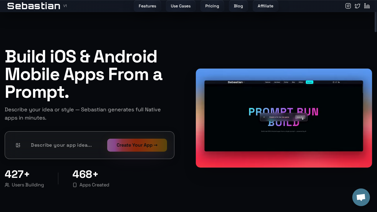 Sebastian - Vibe Coding screenshot