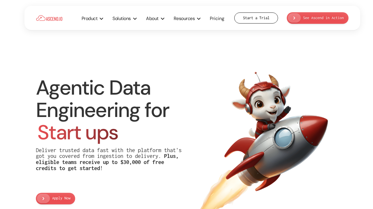 The Agentic Data Platform for Start Ups screenshot