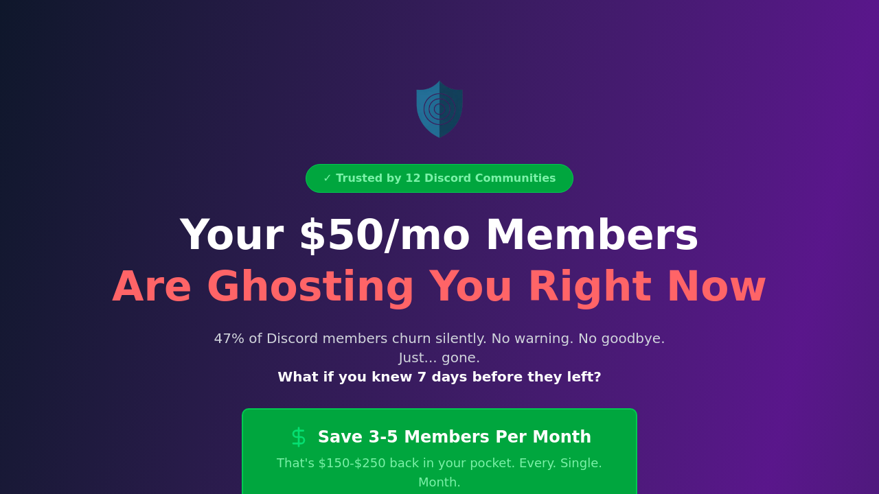 ChurnRadar screenshot