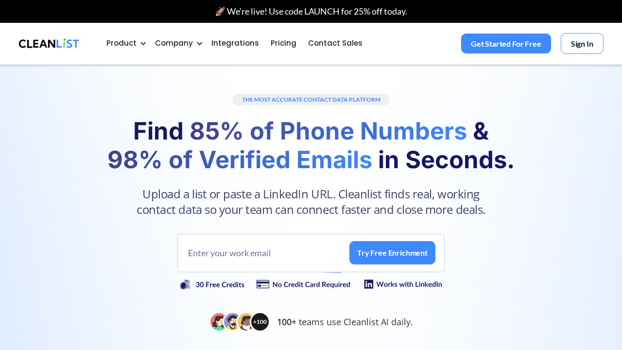 Cleanlist AI screenshot