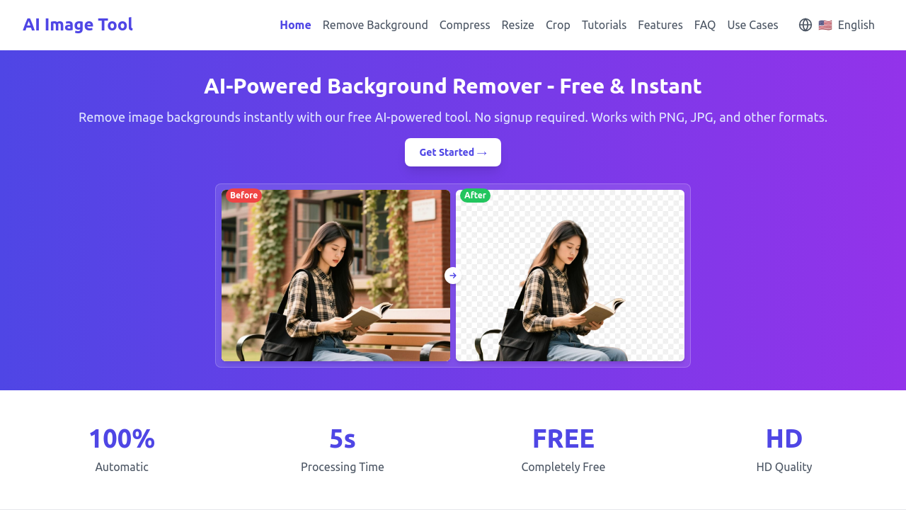 AI Image Background Remover screenshot