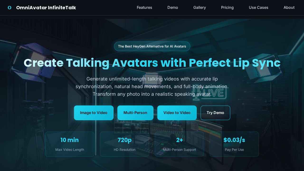 OmniAvatar InfiniteTalk screenshot