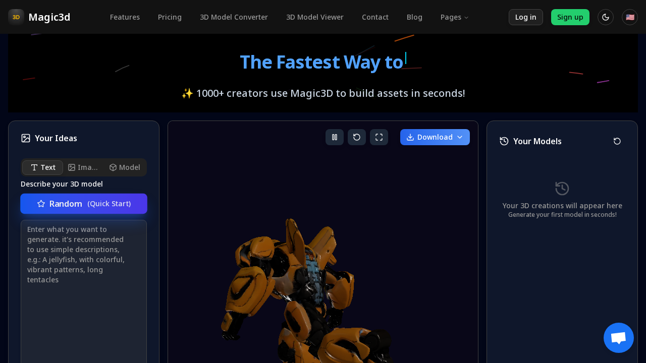 Magic 3D AI screenshot