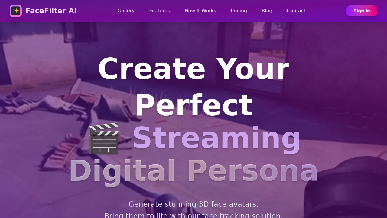 FaceFilter AI screenshot