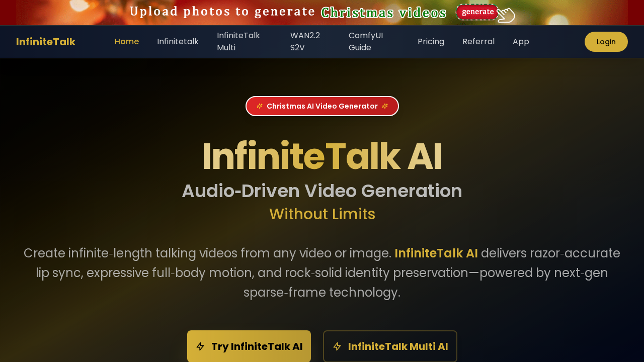InfiniteTalk screenshot