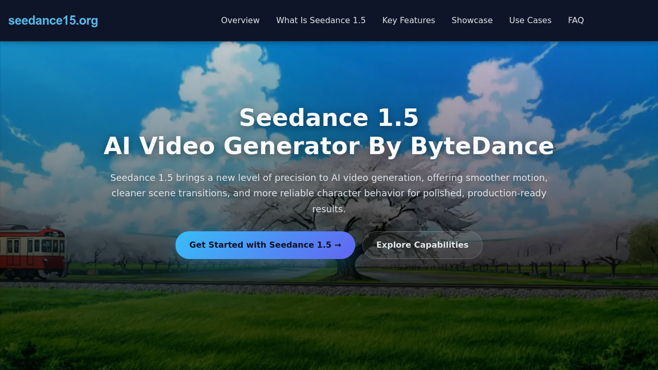 Seedance 1.5 screenshot